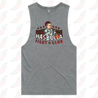 S / Ash / Large Front Design Hasbulla Fight Club 🥊 - Tank