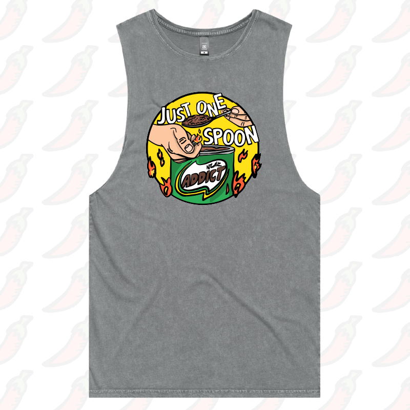 S / Ash / Large Front Design Just One Spoon 🥄 - Tank