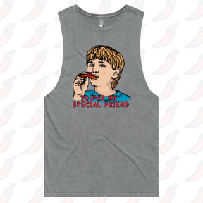 S / Ash / Large Front Design Kazoo Kid 🎶- Tank
