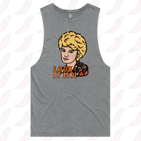 S / Ash / Large Front Design Look At Moi 👁️👁️ - Tank