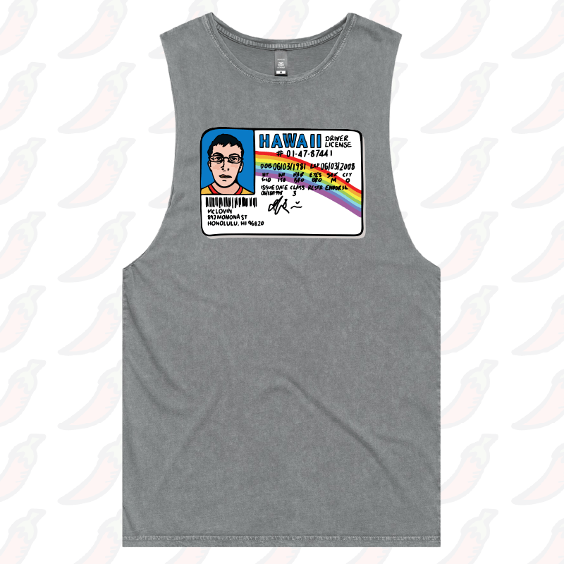 S / Ash / Large Front Design McLovin 🤓🌈 – Tank