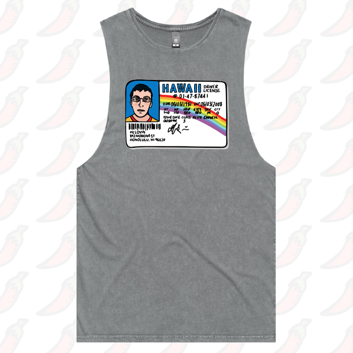 S / Ash / Large Front Design McLovin 🤓🌈 – Tank