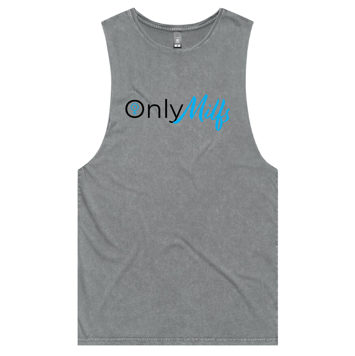 S / Ash / Large Front Design Only Milfs 👩‍👧‍👦👀 – Tank