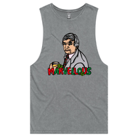 S / Ash / Large Front Design Richie Marvellous 🏏 – Tank