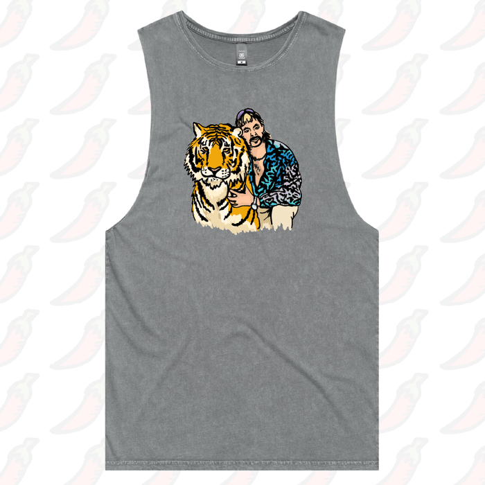 S / Ash / Large Front Design The King of Tigers 🐯 - Tank