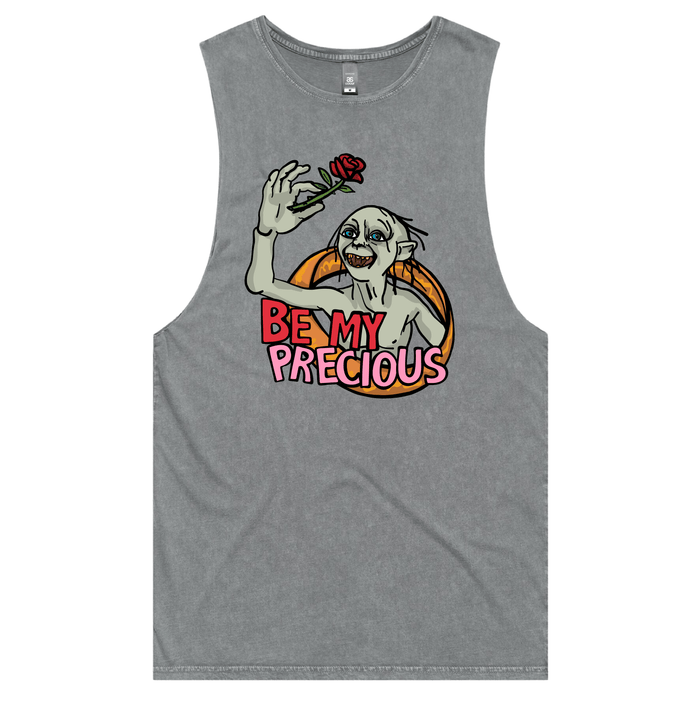 S / Ash / Large Front Design Valentines Precious 🌹 –  Tank