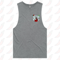 S / Ash / Small Front Design Birthday Boy Christmas 🎉🎄- Tank