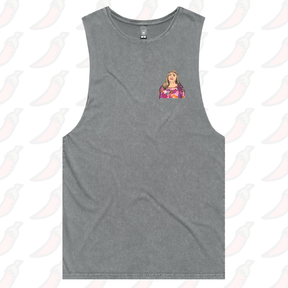 S / Ash / Small Front Design Cool Cats & Kittens 😸 - Tank