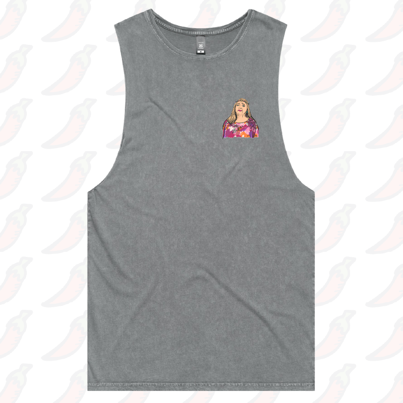 S / Ash / Small Front Design Cool Cats & Kittens 😸 - Tank
