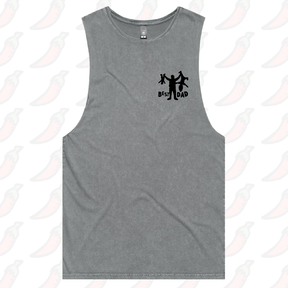 S / Ash / Small Front Design Dad’s Day Care 👨‍🍼 – Tank