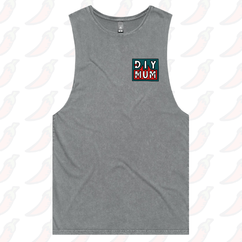 S / Ash / Small Front Design DIY Mum 🔨 –  Tank