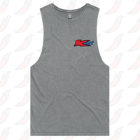 S / Ash / Small Front Design Klut 🛍️ - Tank