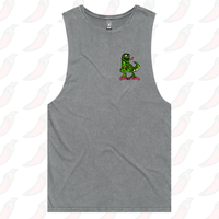 S / Ash / Small Front Design Lickalottapus 🦖👅 – Tank