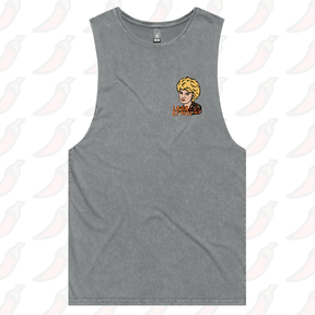 S / Ash / Small Front Design Look At Moi 👁️👁️ - Tank