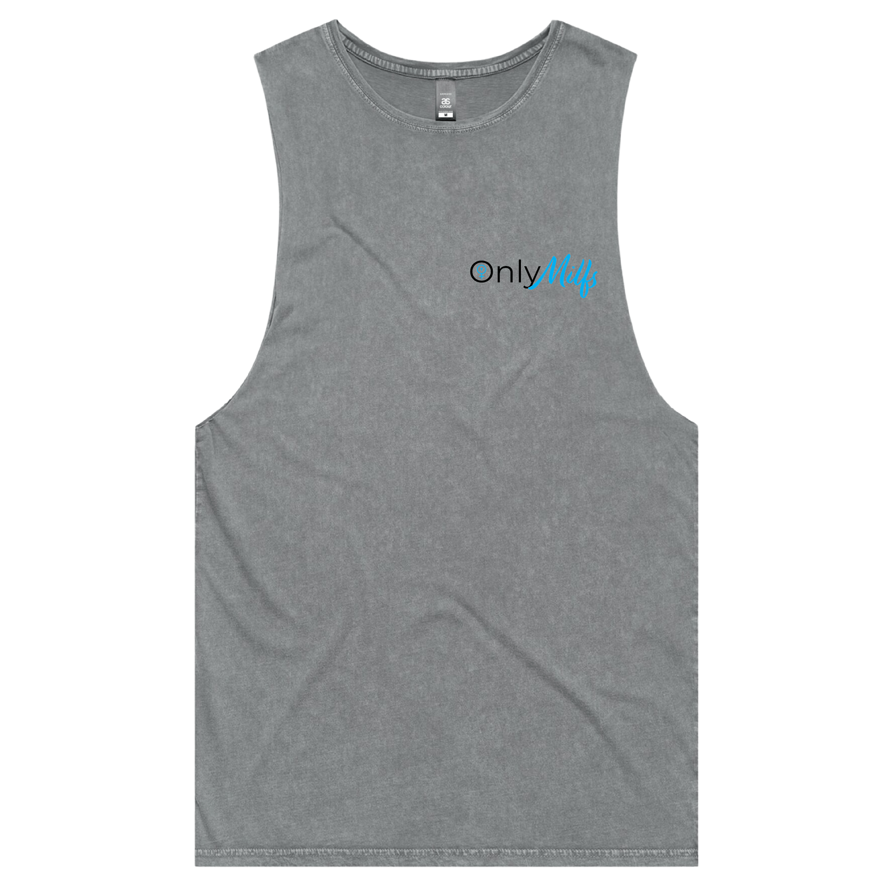 S / Ash / Small Front Design Only Milfs 👩‍👧‍👦👀 – Tank