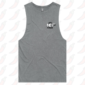 S / Ash / Small Front Design Pull My Finger 👉 – Tank