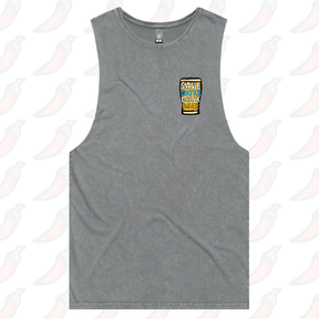 S / Ash / Small Front Design Save Water Drink Beer 🚱🍺 - Tank
