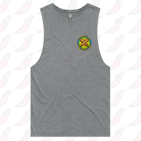 S / Ash / Small Front Design That’s A Paddlin’ 🏏 – Tank