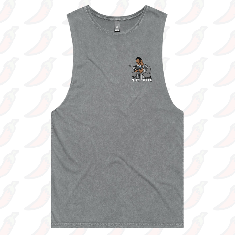 S / Ash / Small Front Design Tyson Now Kith 🕊️ – Tank