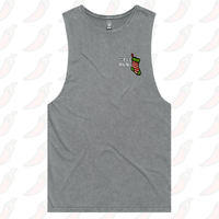 S / Ash / Small Front Design Well Hung 🧦🎄- Tank