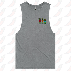 S / Ash / Small Front Design What The Fucculent 🌵 – Tank
