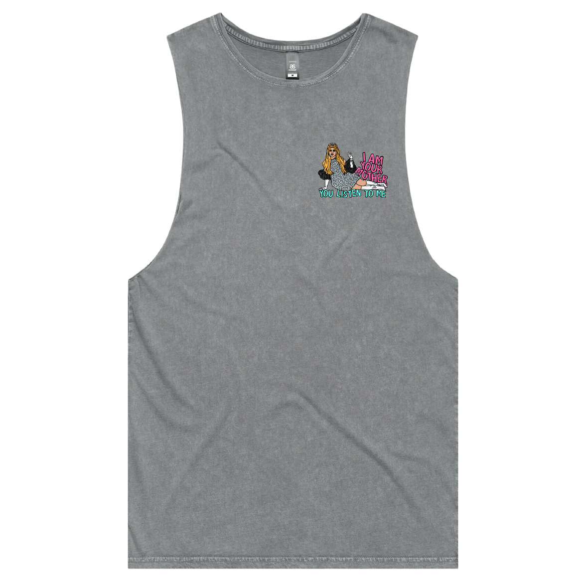 S / Ash / Small Front Design You Listen To Me 🎤🎶 - Tank