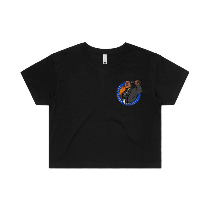S / Black Bitconnect 🎤 - Women's Crop Top