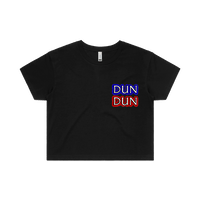 S / Black Dun Dun 🚔 - Women's Crop Top