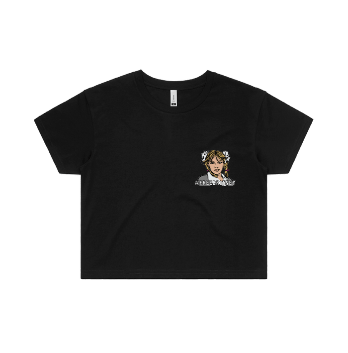 S / Black FREE BRITNEY 🎤 - Women's Crop Top