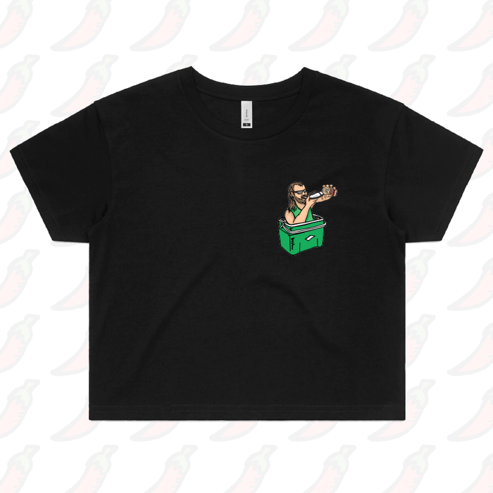 S / Black GREAT NORTHERN SHOEY 🍺 - Women's Crop Top