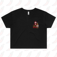 S / Black Jim’s Beam 🥃👍 – Women's Crop Top