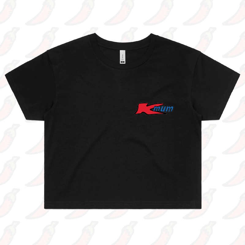 S / Black KMum 🛒 – Women's Crop Top