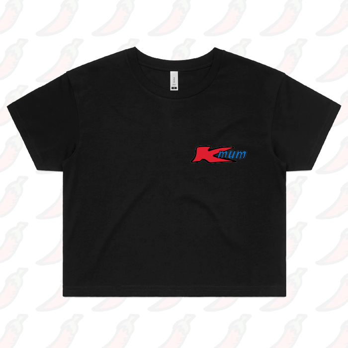 S / Black KMum 🛒 – Women's Crop Top