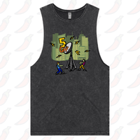 S / Black / Large Front Design 5G Zombie 📡🧟‍♂️ - Tank