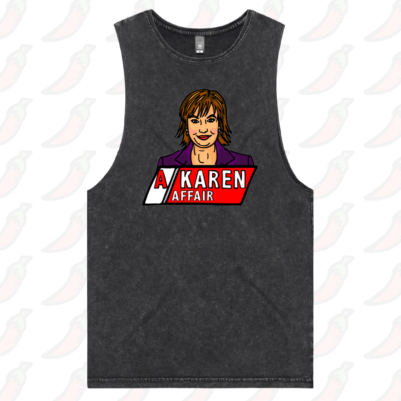 S / Black / Large Front Design A Karen Affair 📺 – Tank