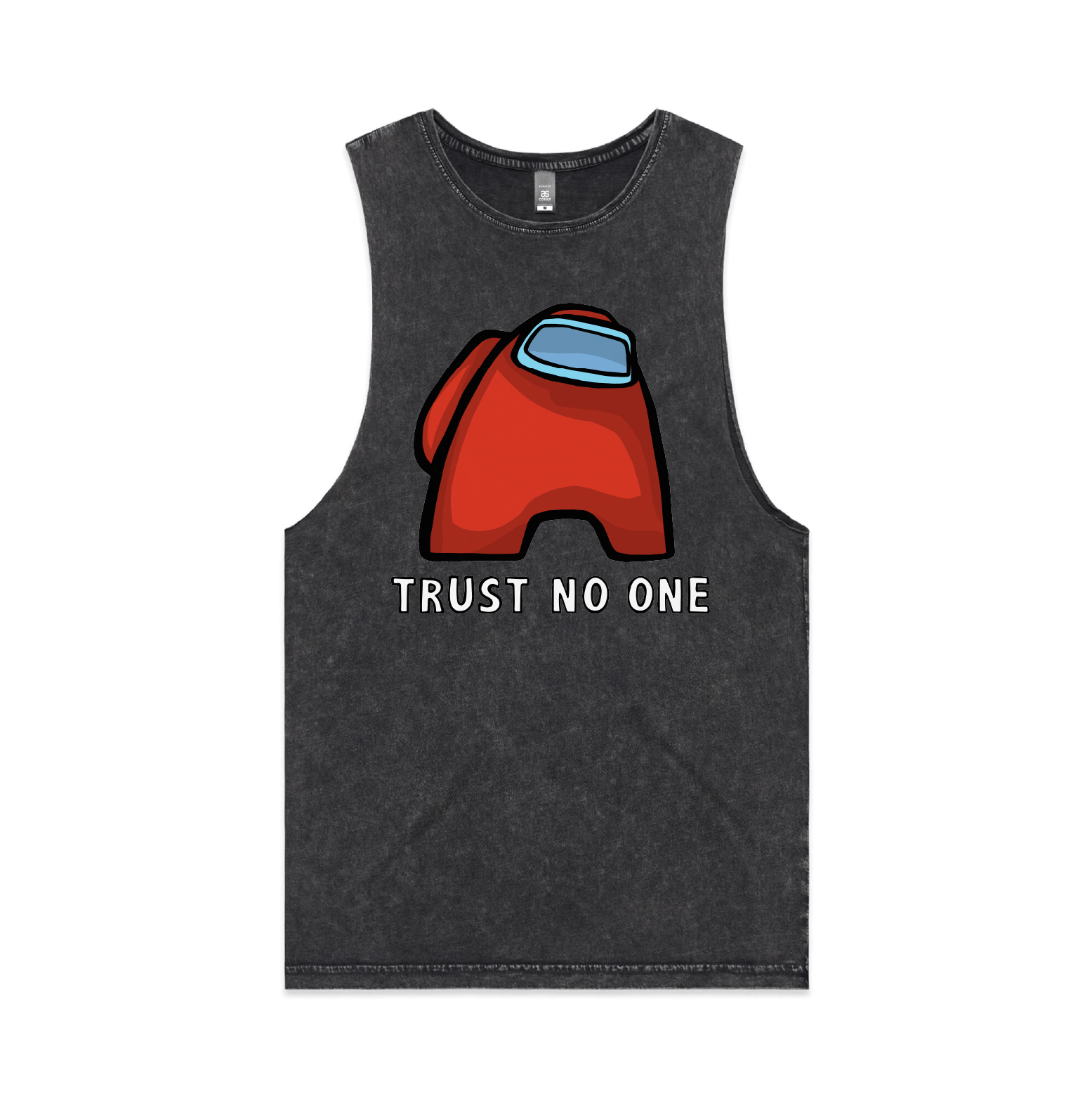 S / Black / Large Front Design Among Us 👨‍🚀 - Tank