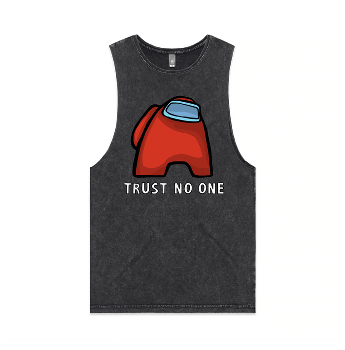 S / Black / Large Front Design Among Us 👨‍🚀 - Tank