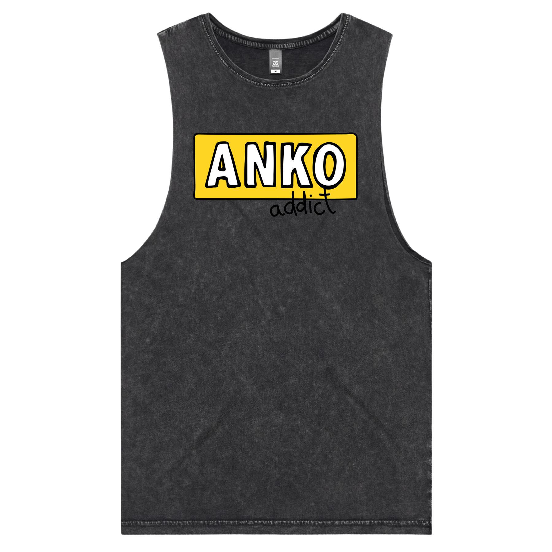 S / Black / Large Front Design ANKO Addict 💉 - Tank