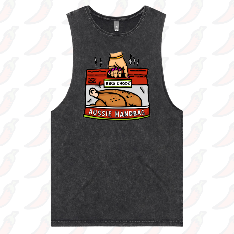 S / Black / Large Front Design Aussie Handbag 🍗 – Tank