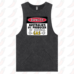 S / Black / Large Front Design Australian Gas Producer 💨 – Tank