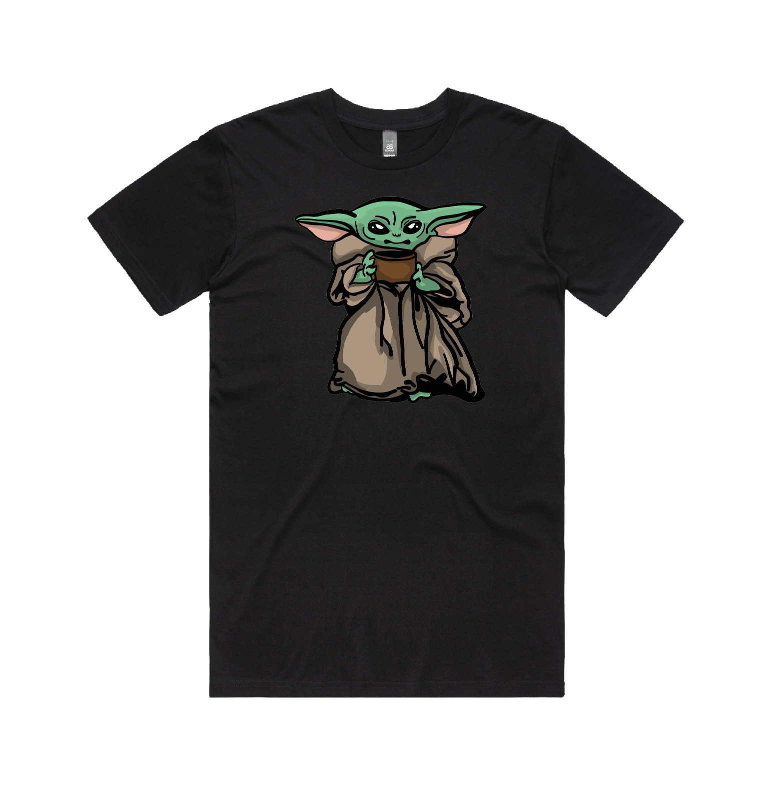 Baby yoda men's hot sale shirt