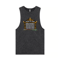S / Black / Large Front Design Bank of Dad 💰 - Tank