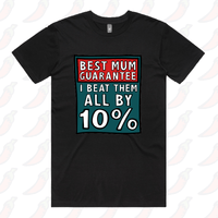 S / Black / Large Front Design Best Mum Guarantee 🔨 - Men's T Shirt