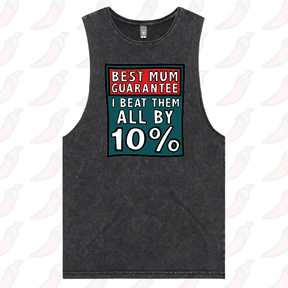 S / Black / Large Front Design Best Mum Guarantee 🔨 - Tank