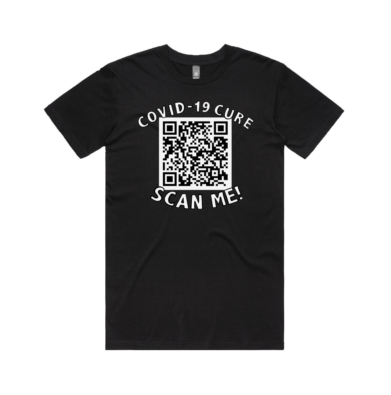 S / Black / Large Front Design Big Barry UNCENSORED QR Prank 🍆 - Men's T Shirt