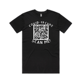 S / Black / Large Front Design Big Barry UNCENSORED QR Prank 🍆 - Men's T Shirt