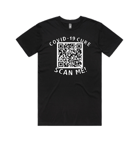 S / Black / Large Front Design Big Barry UNCENSORED QR Prank 🍆 - Men's T Shirt