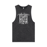 S / Black / Large Front Design Big Barry UNCENSORED QR Prank 🍆 - Tank