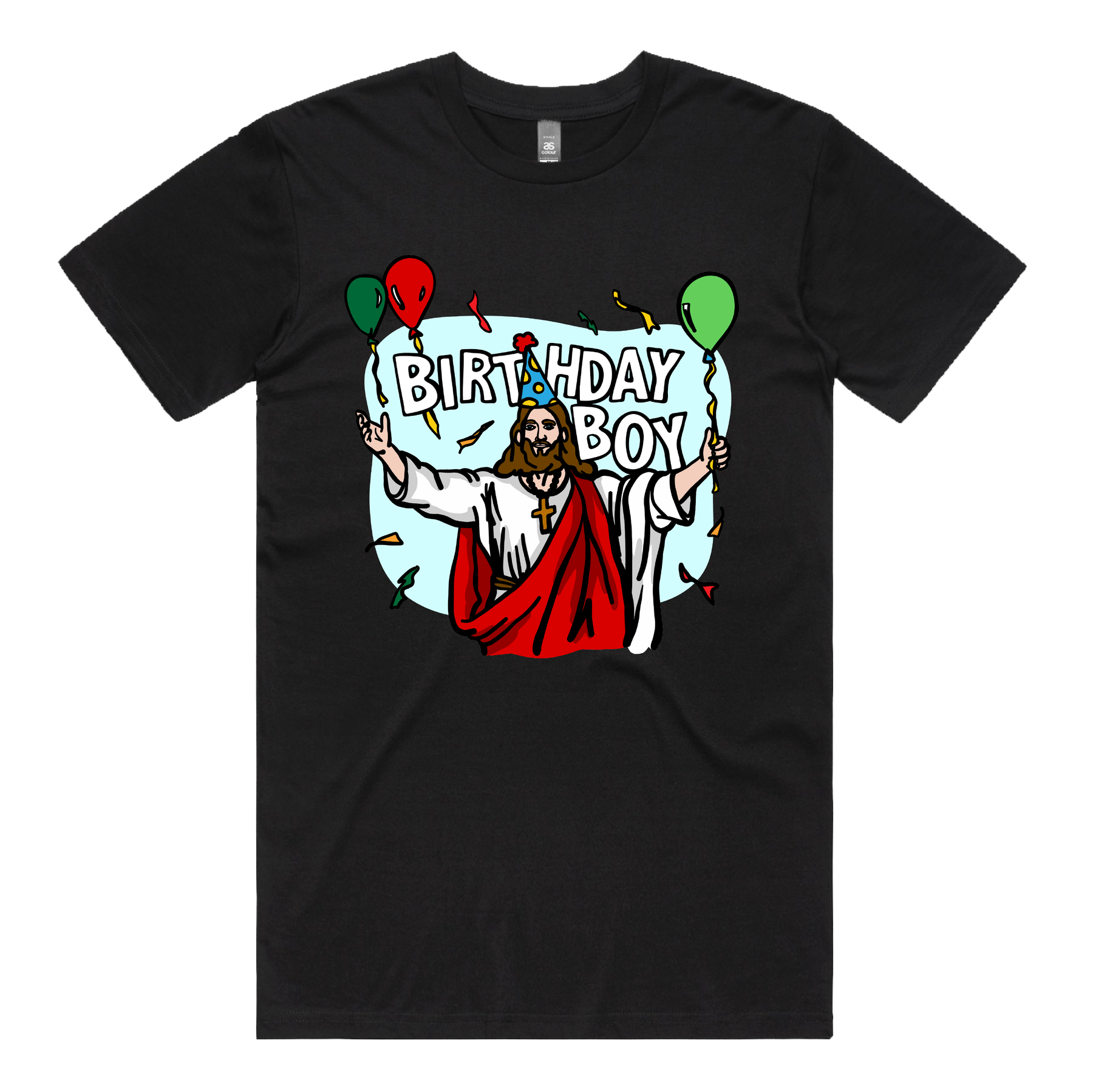 S / Black / Large Front Design Birthday Boy Christmas 🎉🎄 - Men's T Shirt