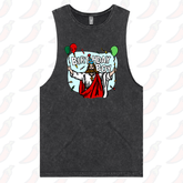 S / Black / Large Front Design Birthday Boy Christmas 🎉🎄- Tank